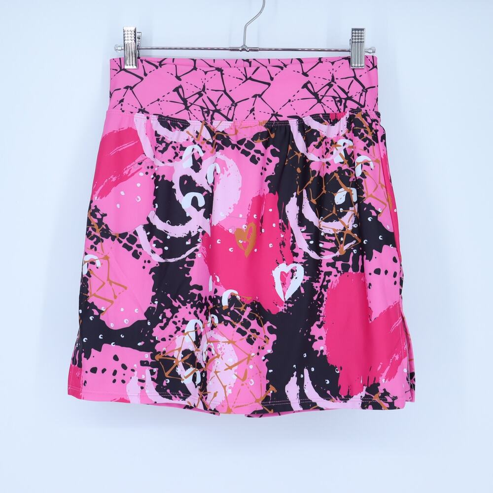 SKORT OBSESSION Love Is All You Need Skort Pull On Tennis Golf Active Women's XS
